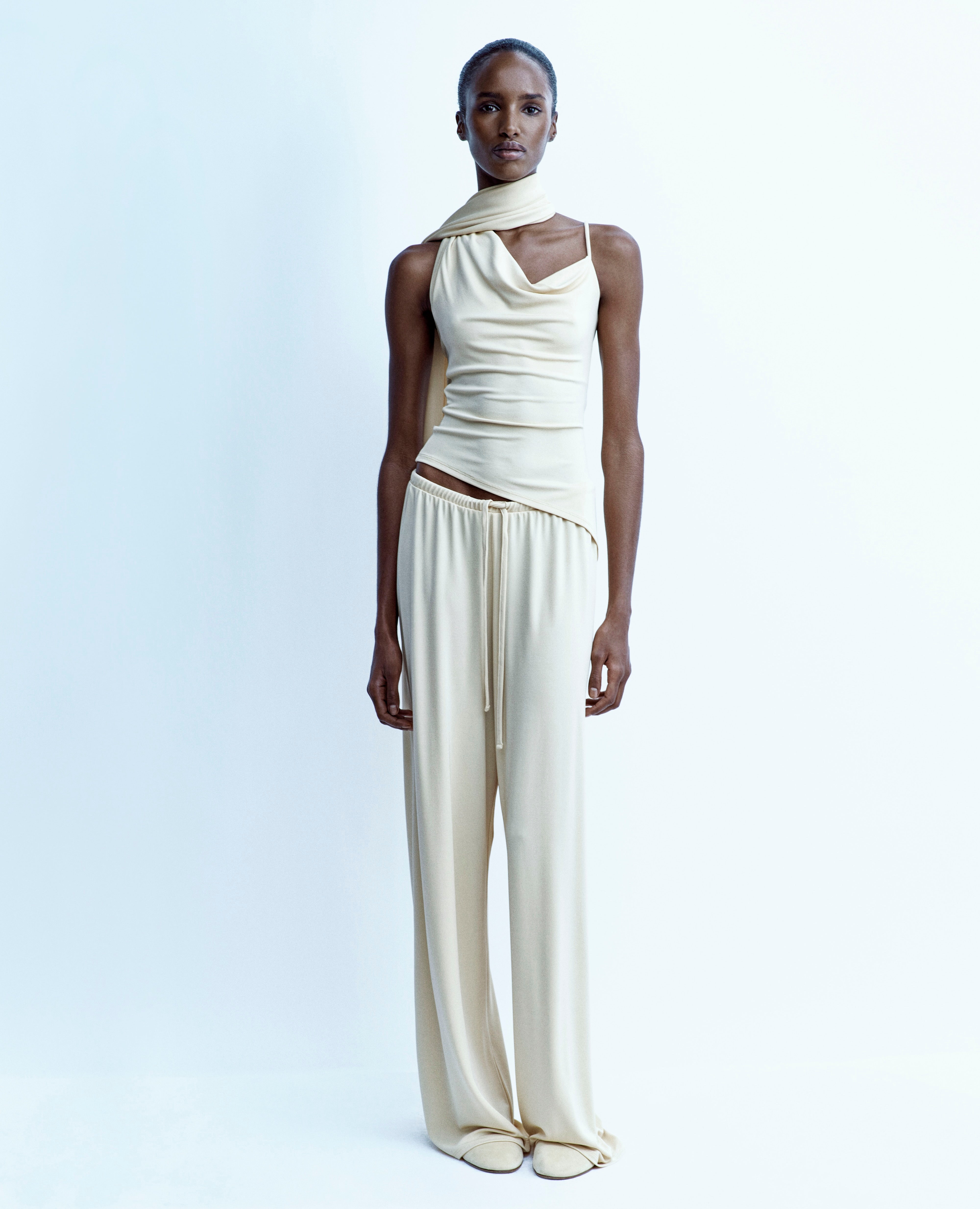 Asymmetrical Scarf Tank