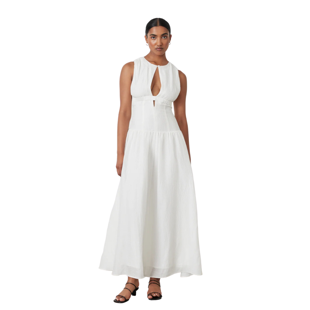 Loren Silk Linen Maxi Dress Nueve Los Angeles Loren Silk Linen Maxi Dress Nueve Los Angeles