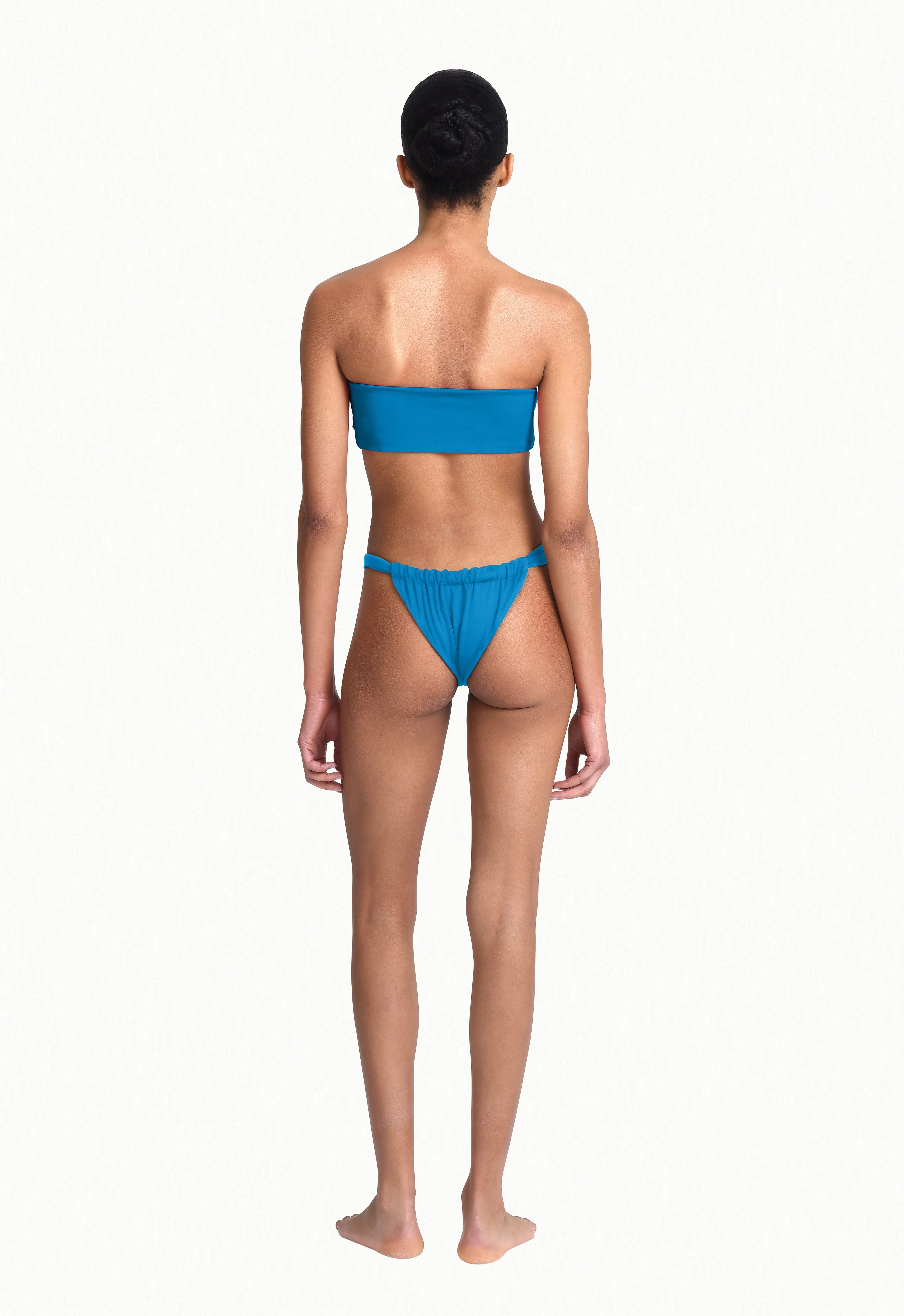 RUCHED BOTTOMS IBIZA BLUE