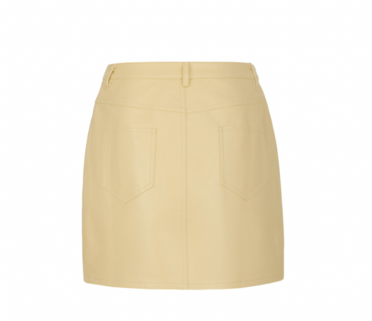 LEATHER MINI SKIRT