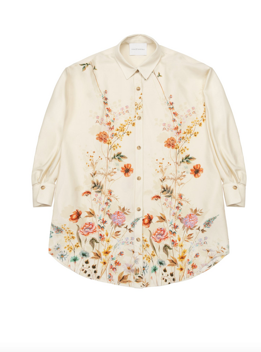 OVERSIZED TAB SHIRT DRESS