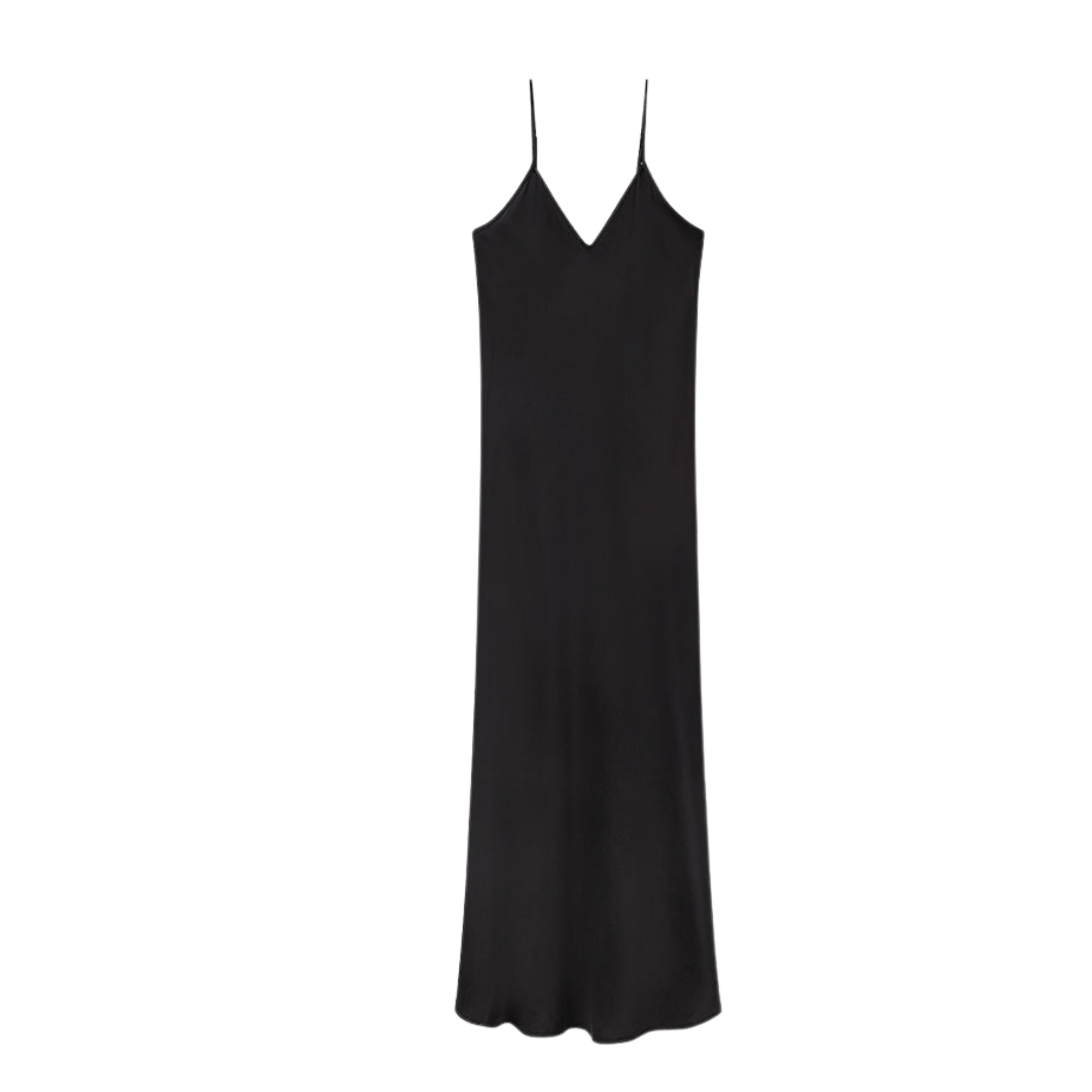 90s black 2025 slip dress